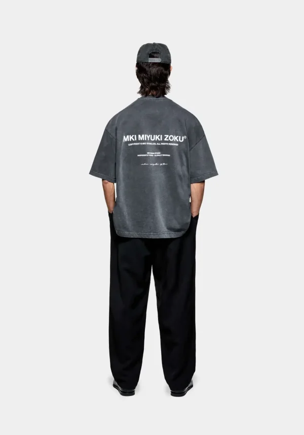 MKI Miyuki Zoku Design Studio T Shirt Pigment Black (1)
