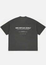MKI Miyuki Zoku Design Studio T Shirt Pigment Black (6)