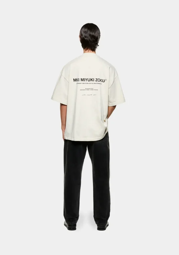 MKI Miyuki Zoku Design Studio T Shirt White Biege (4)