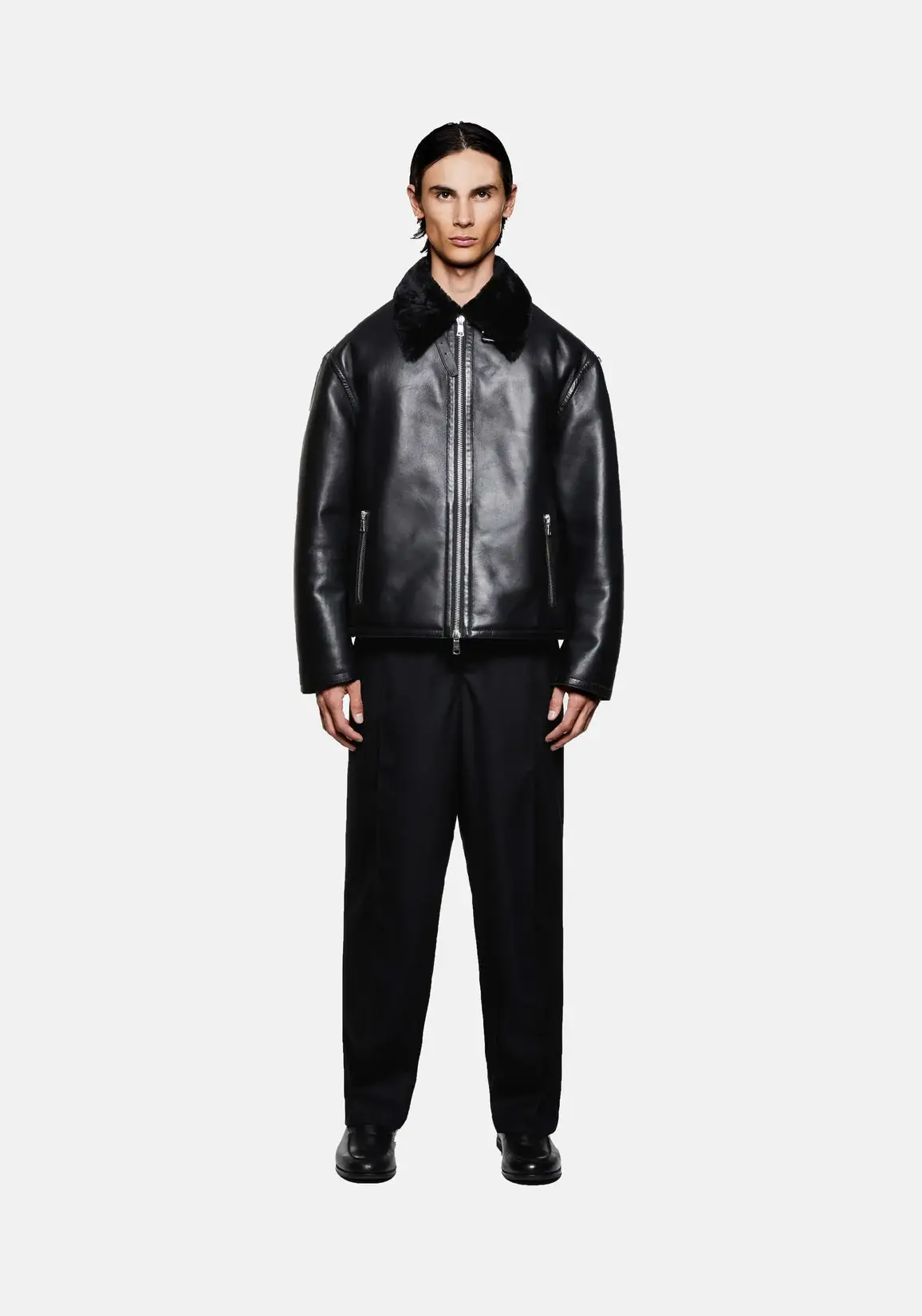 MKI Miyuki Zoku Mki V2 Shearling Flight Jacket (8) MKI Miyuki Zoku Mki V2 Shearling Flight Jacket (8)