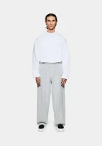 MKI Miyuki Zoku Mohair Blend Knit Wide Leg Joggers (1)