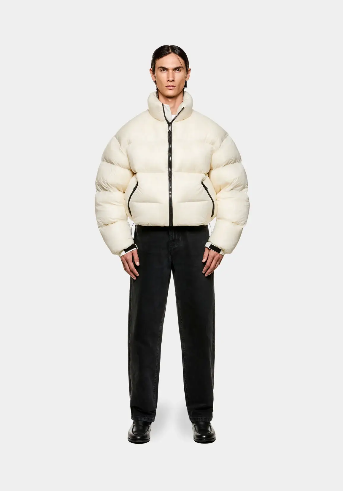 MKI Miyuki Zoku Translucent Funnel Neck Bubble Jacket (6) MKI Miyuki Zoku Translucent Funnel Neck Bubble Jacket (6)