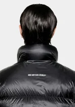 MKI Miyuki Zoku Translucent Funnel Neck Bubble Jacket Black (2)