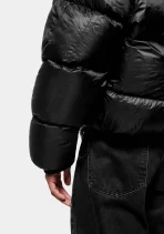 MKI Miyuki Zoku Translucent Hooded Bubble Jacket Black (1)