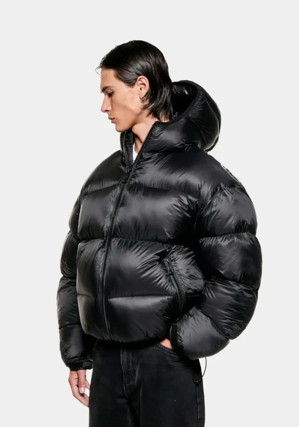 MKI Miyuki Zoku Translucent Hooded Bubble Jacket Black (5)