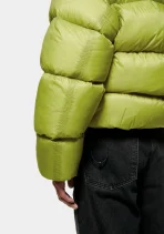 MKI Miyuki Zoku Translucent Hooded Bubble Jacket Chartreuse (1)