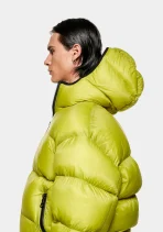 MKI Miyuki Zoku Translucent Hooded Bubble Jacket Chartreuse (3)