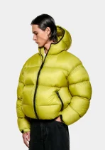 MKI Miyuki Zoku Translucent Hooded Bubble Jacket Chartreuse (5)