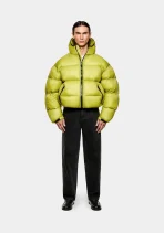 MKI Miyuki Zoku Translucent Hooded Bubble Jacket Chartreuse (6)