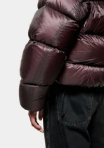 MKI Miyuki Zoku Translucent Hooded Bubble Jacket Raisin (1)