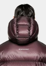 MKI Miyuki Zoku Translucent Hooded Bubble Jacket Raisin (2)