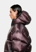 MKI Miyuki Zoku Translucent Hooded Bubble Jacket Raisin (3)