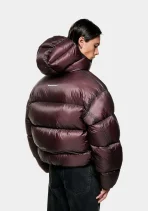 MKI Miyuki Zoku Translucent Hooded Bubble Jacket Raisin (4)