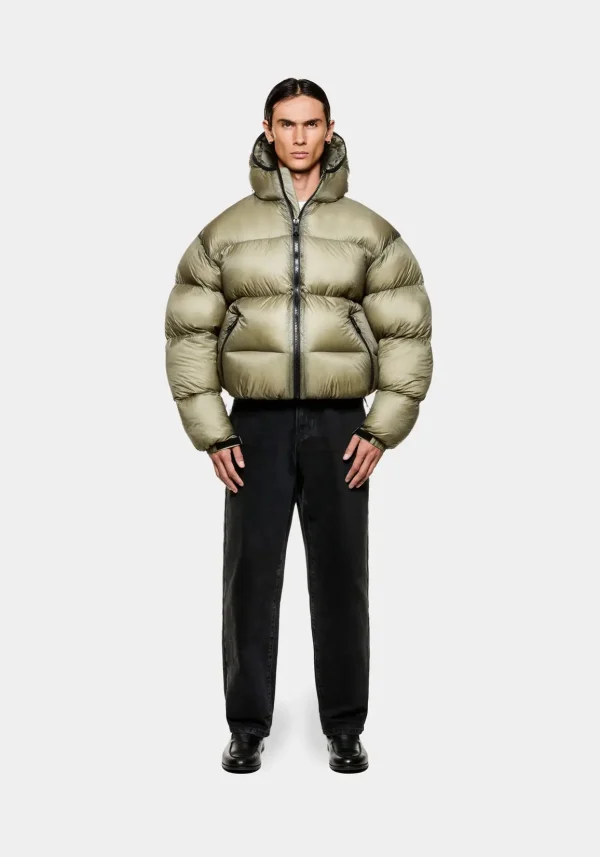 MKI Miyuki Zoku Translucent Hooded Bubble Jacket Sage (6)