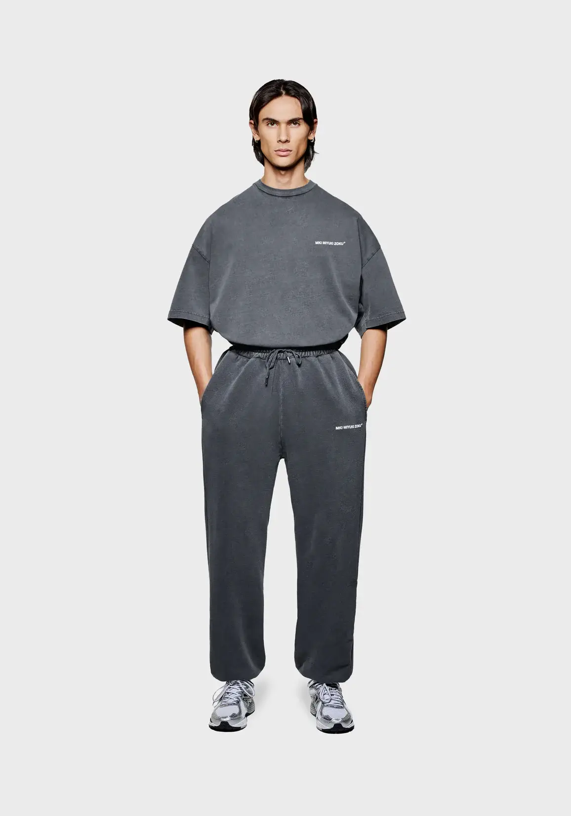 MKI Miyuki Zoku Uniform Joggers Pigment Black (8) MKI Miyuki Zoku Uniform Joggers Pigment Black (8)
