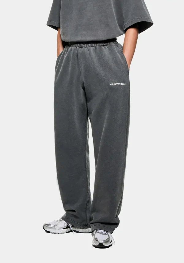 MKI Miyuki Zoku Uniform Wide Leg Joggers Pigment Black (2)
