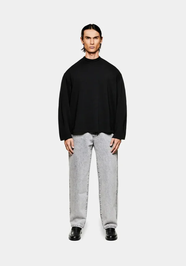 Mki Miyuki Zoku 220 Gsm Slub Longsleeve Black (6)
