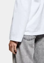 Mki Miyuki Zoku 220 Gsm Slub Longsleeve White (1)