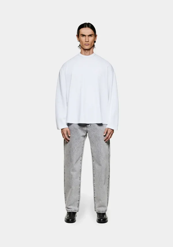 Mki Miyuki Zoku 220 Gsm Slub Longsleeve White (7)