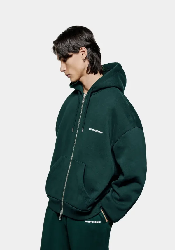 Mki Miyuki Zoku Green Hoodie (3)