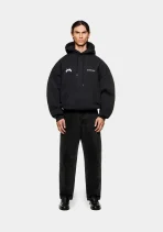 Mki Miyuki Zoku Silhouette Hoodie Black (3)