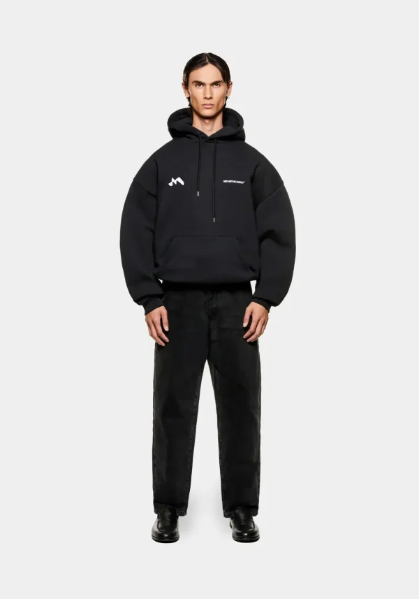 Mki Miyuki Zoku Silhouette Hoodie Black (3)