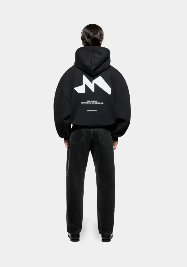 Mki Miyuki Zoku Silhouette Hoodie Black (4)
