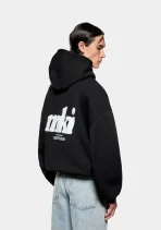 Mki Miyuki Zoku Stamp Hoodie Black (2)
