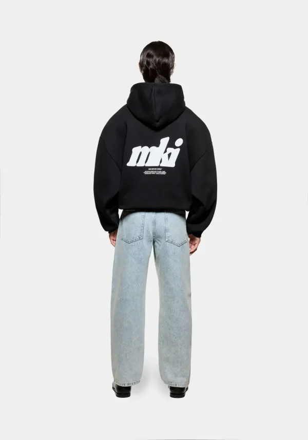Mki Miyuki Zoku Stamp Hoodie Black (4)