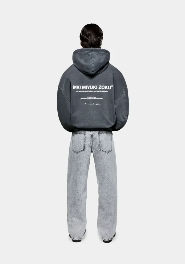 Mki Miyuki Zoku Studio Hoodie Pigment Black (1)