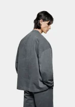 Mki Miyuki Zoku Uniform Longsleeve Pigment Black (5)