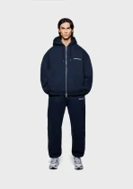 Mki Miyuki Zoku Zip Hoodie Navy (1)