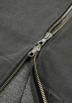 Mki Miyuki Zoku Zip Hoodie Pigment Black (3)