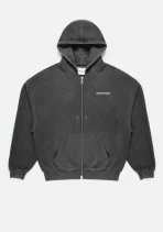 Mki Miyuki Zoku Zip Hoodie Pigment Black (6)