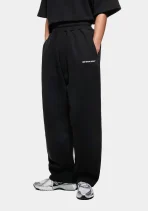 mki miyuki zoku uniform wide leg joggers black (2)
