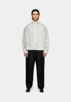 Mki Miyuki Zoku Faux Alpaca Knit Track Jacket (6)