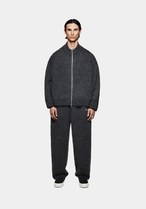 Mki Miyuki Zoku Mohair Blend Knit Track Jacket (6)