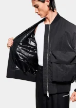 Mki Miyuki Zoku Silky Nylon Bomber Jacket (2)