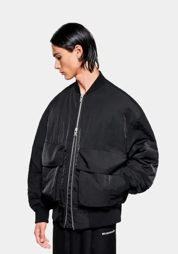 Mki Miyuki Zoku Silky Nylon Bomber Jacket (5)