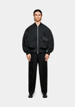 Mki Miyuki Zoku Silky Nylon Bomber Jacket (6)