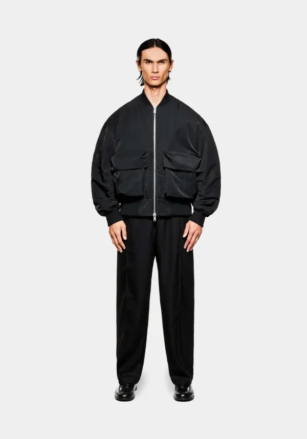 Mki Miyuki Zoku Silky Nylon Bomber Jacket (6)