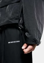 Mki Miyuki Zoku Silky Nylon Box Overshirt Jacket (1)