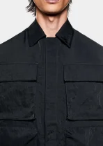 Mki Miyuki Zoku Silky Nylon Box Overshirt Jacket (3)