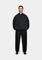 Mki Miyuki Zoku Silky Nylon Box Overshirt Jacket (6)