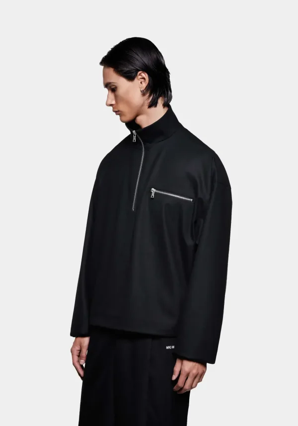 Mki Miyuki Zoku Suiting Quarter Zip Jacket (5)