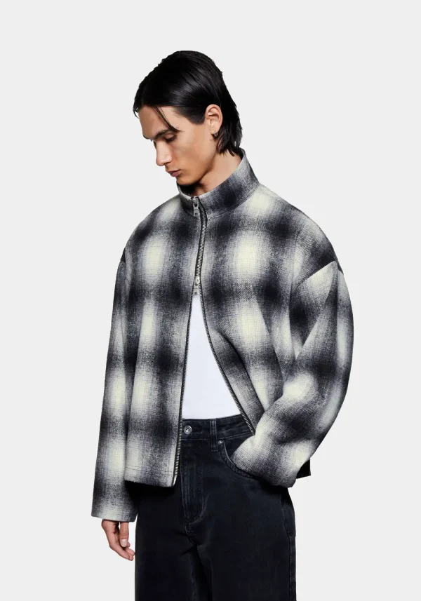Mki Miyuki Zoku Wool Check Track Jacket (3)