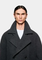 Mki Miyuki Zoku Wool Double Breasted Overcoat (5)