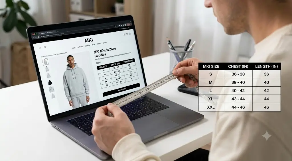 Checking Size Guides Before Ordering Checking Size Guides Before Ordering