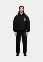 MKI Hibiscus Hoodie Black (1)