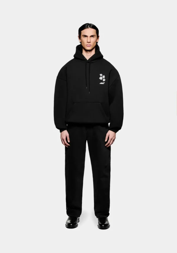 MKI Hibiscus Hoodie Black (1)